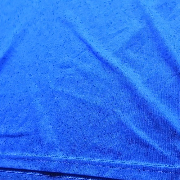 Under Armour Athletic Short Sleeve T-Shirt, Blue, Men's Size Medium - Picture 4 of 7